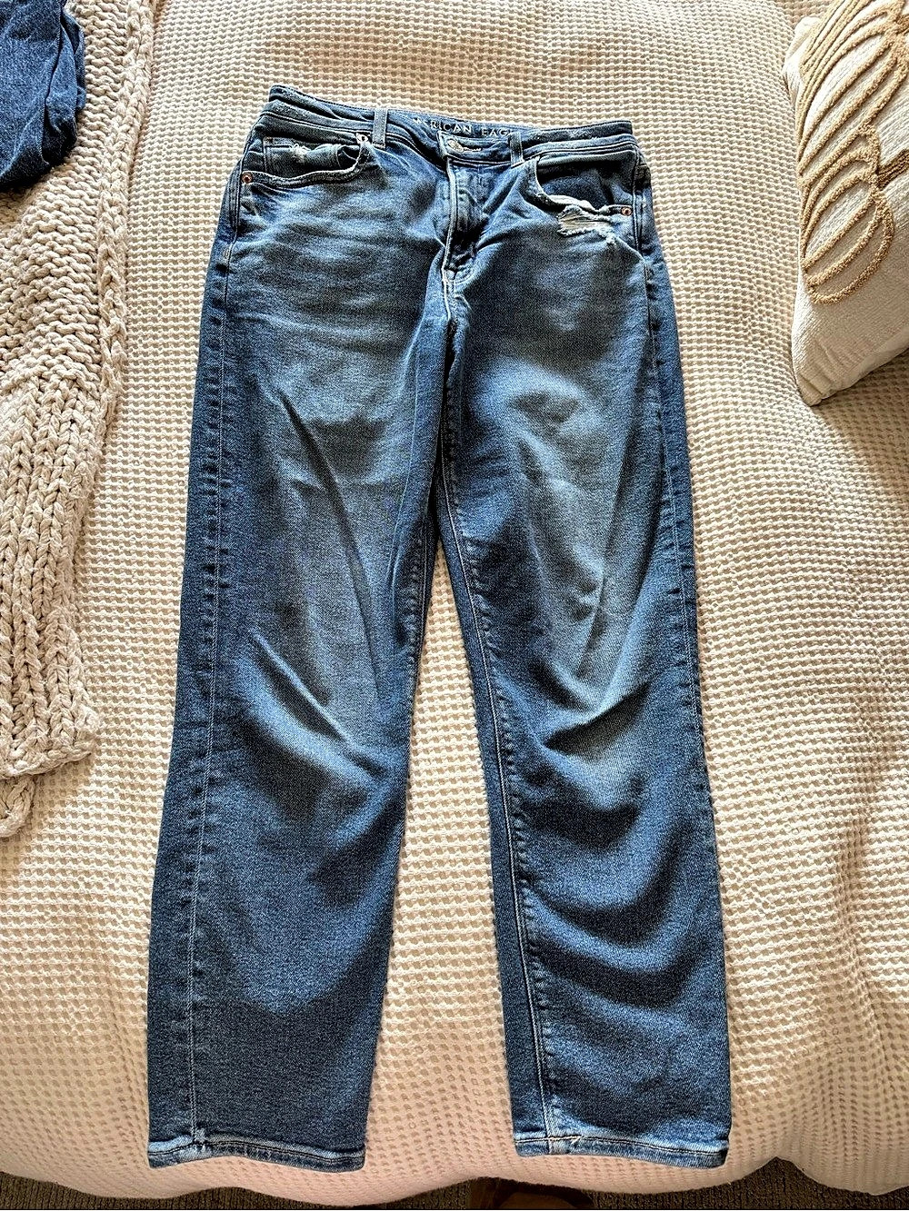 American Eagle Straight Leg Blue
